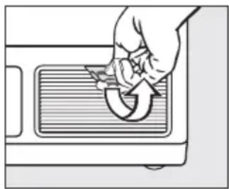 MIELE PT 7137 WP - Wann ist das Gitter unten rechts / der Luftweg zu reinigen? - 1