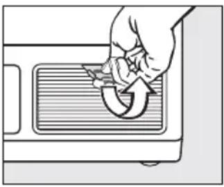 MIELE PT7137WP Vario - Wann ist das Gitter unten rechts / der Luftweg zu reinigen? - 1