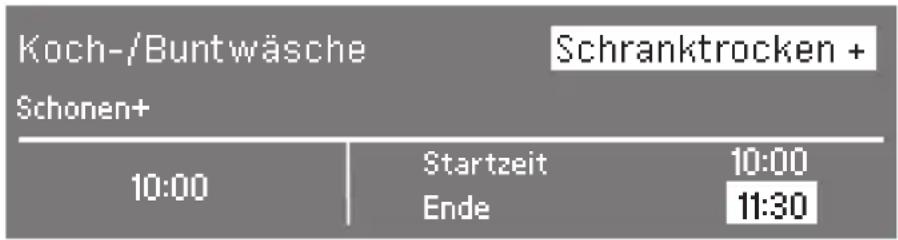 MIELE PT7137WP Vario - Verzögerungszeit wählen - 1
