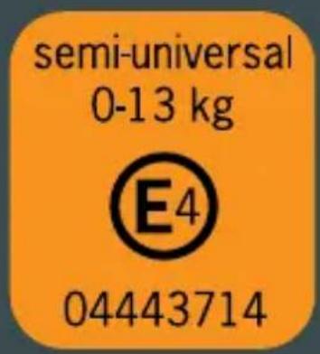 semi-universal 0-13 kg E4 04443714