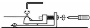 Aria AS-105S - Intonation adjustment (for electric guitar/bass) - 1