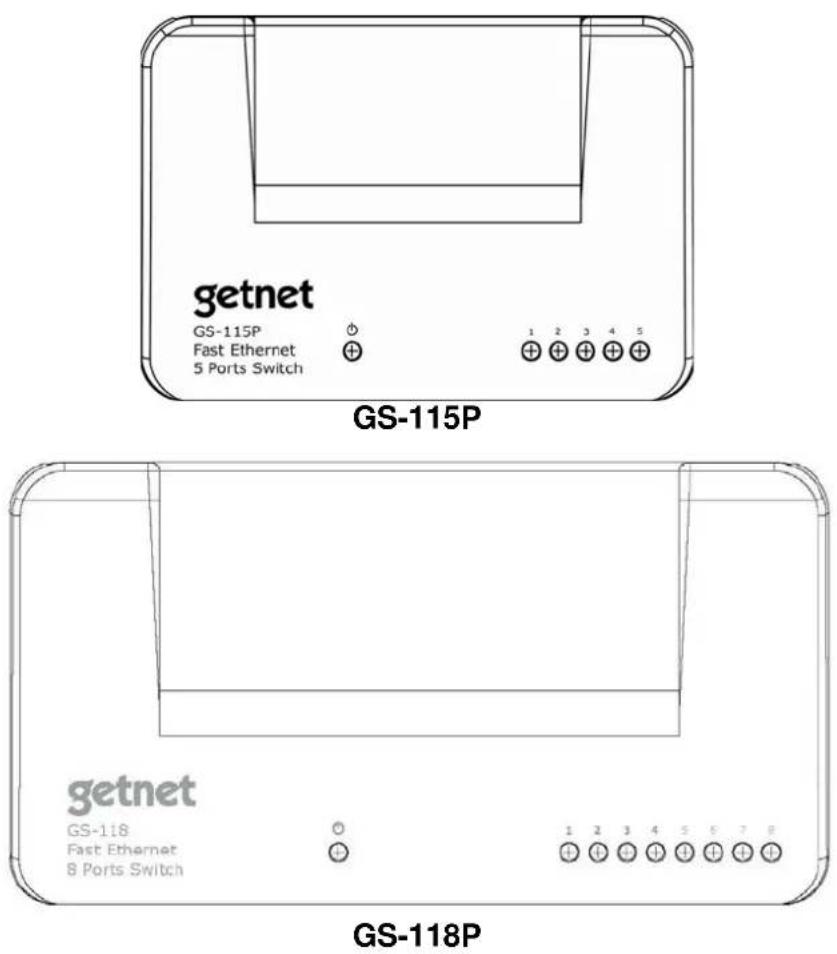 Getnet GS-216P - Front Panel - 1