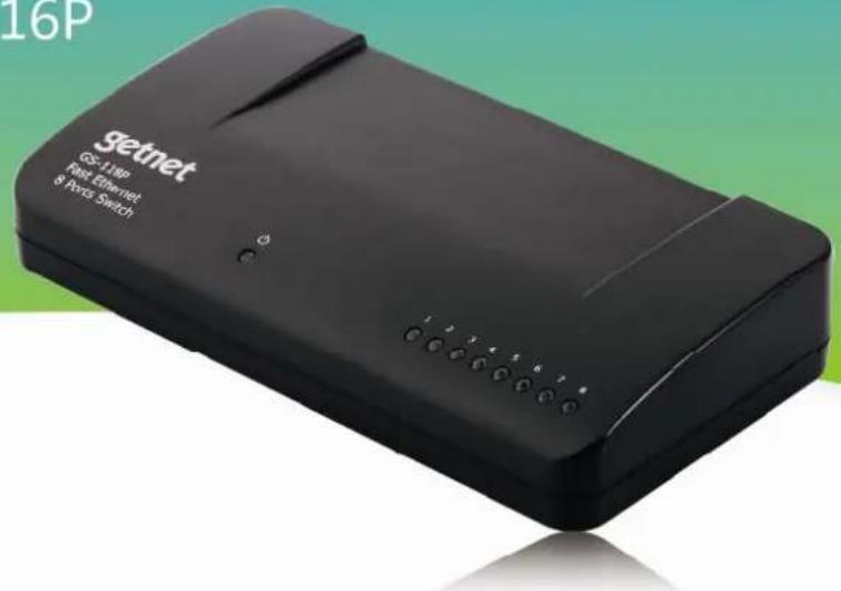Getnet GS-216P - 5/8/16 Port 10/100Mbps Switch - 1