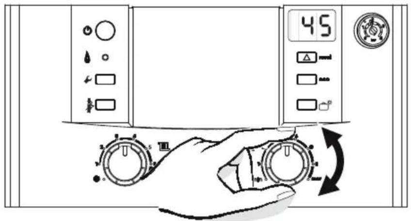 Worcester Greenstar 34CDi Classic - SETTING THE HOT WATER TEMPERATURE - 1