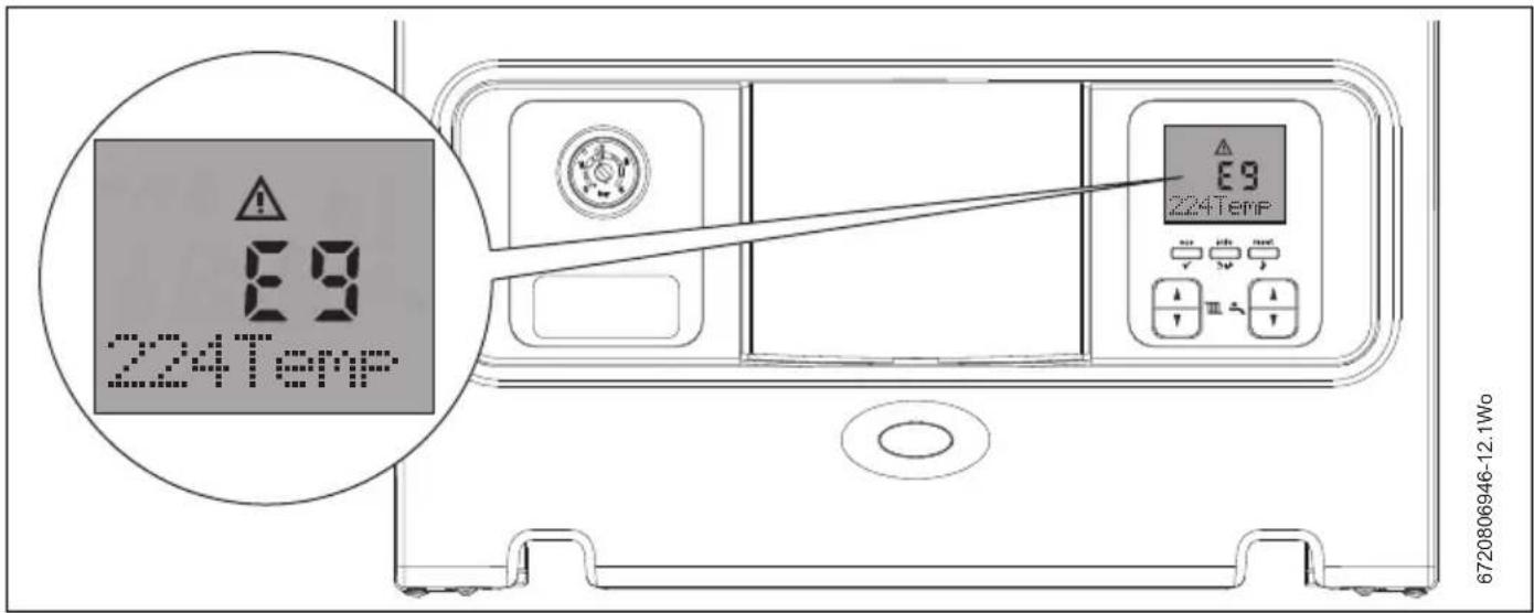 Worcester Greenstar 21i System - Appliance alert state - 1
