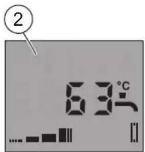 Worcester Greenstar 21i System - View the cylinder hot water temperature set temperature - 4