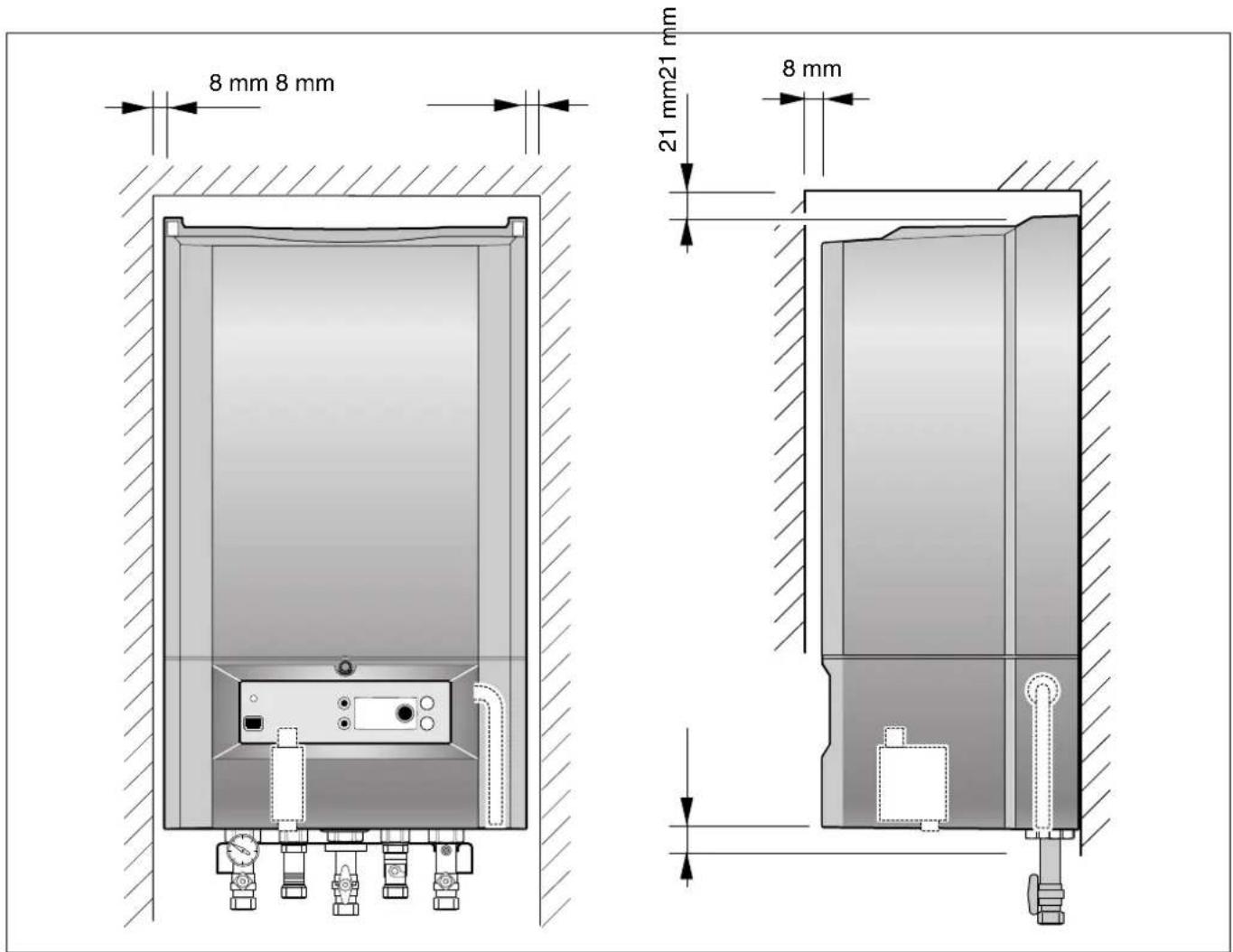 BUDERUS 500-28/C - Permanent clearances - 1