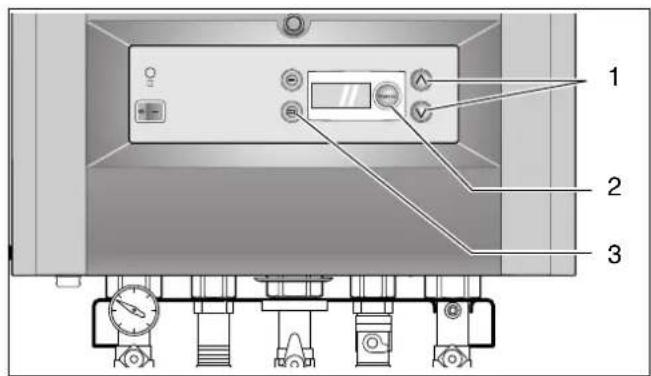 BUDERUS 500-28/C - Setting the flow temperature for CH - 1