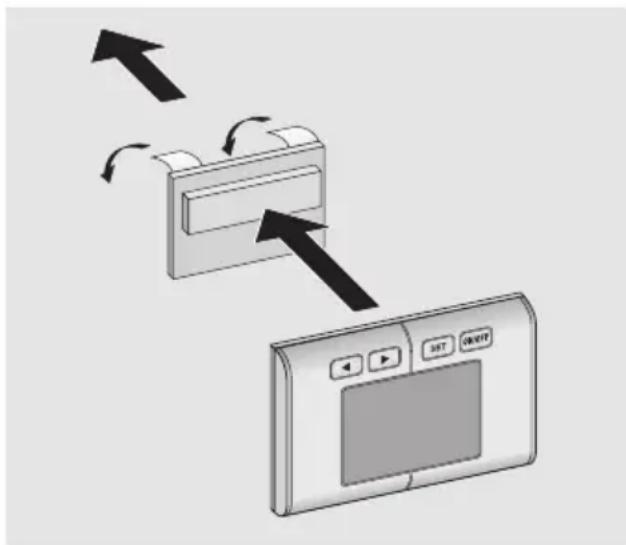 GRUNDIG PS 8710 - Wandmontage des Bedienteils - 1