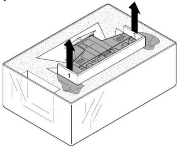 Brawa 0220 E 69 03 (HO) - Removing the engine from the packaging (Fig. 1) - 1
