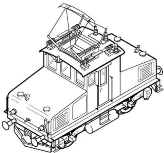 Brawa 0221 E 69 03 (HO) - Ersatzteilliste Lokomotive E 69 03 Spare Parts List locomotive E 69 03 - 2