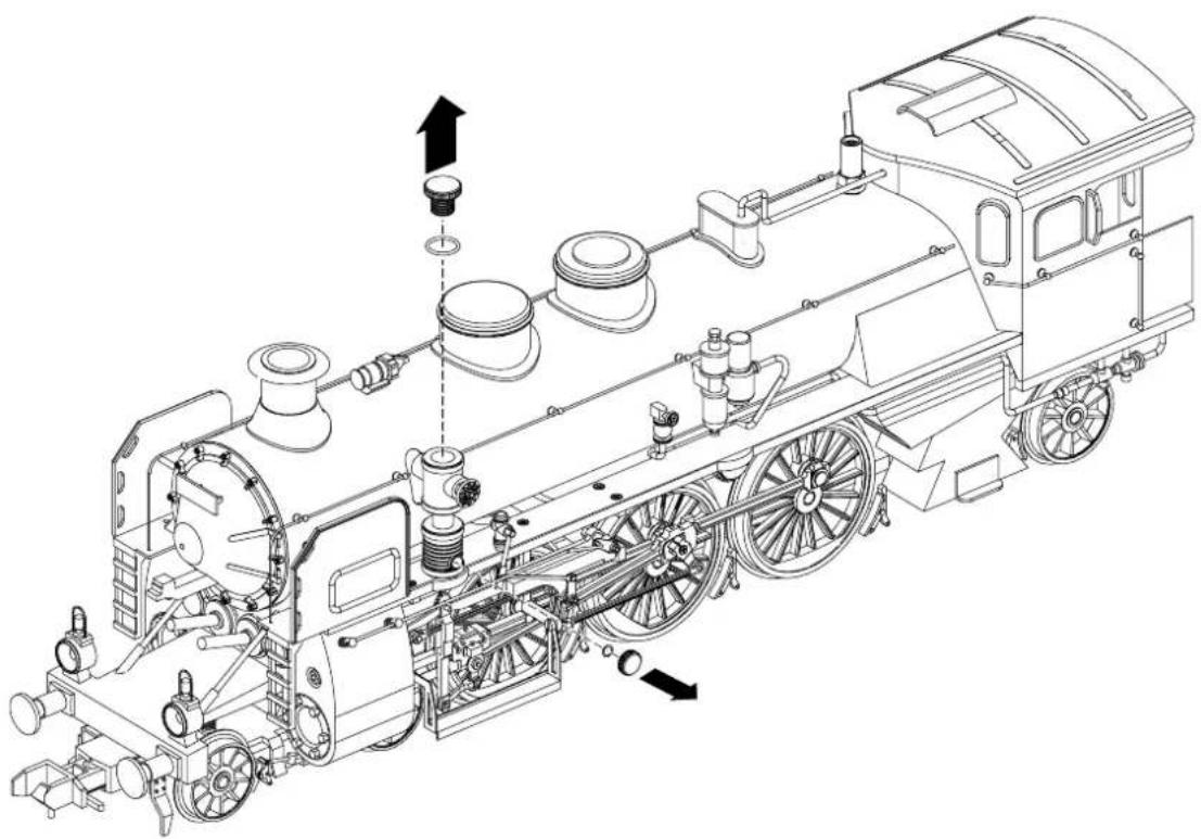 Märklin 55005 S 3-6 K.Bay Steam - Heißdampföl auffüllen - 1