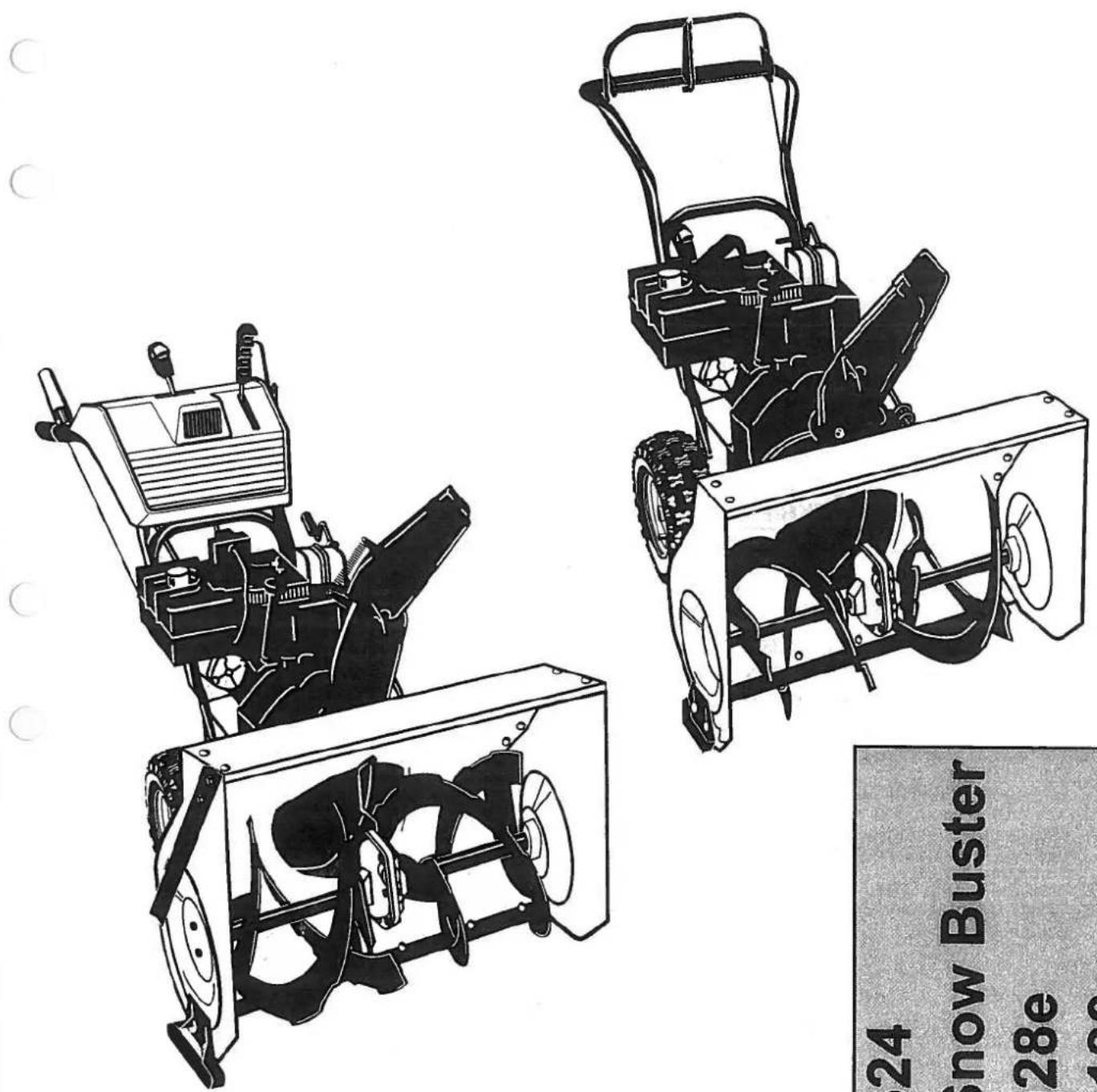 24 Snow Buster 28e