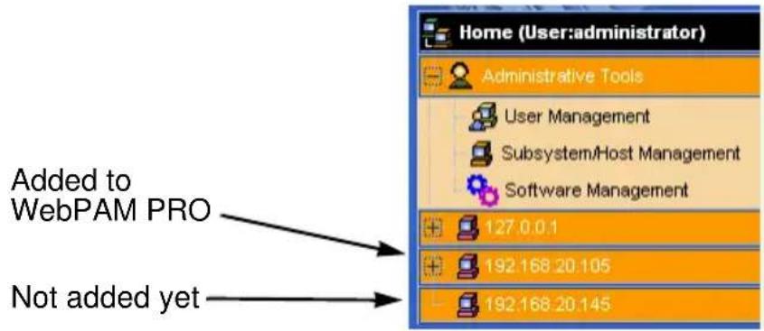 Promise Technology SuperTrack TX8658 - Viewing the Storage Network - 1