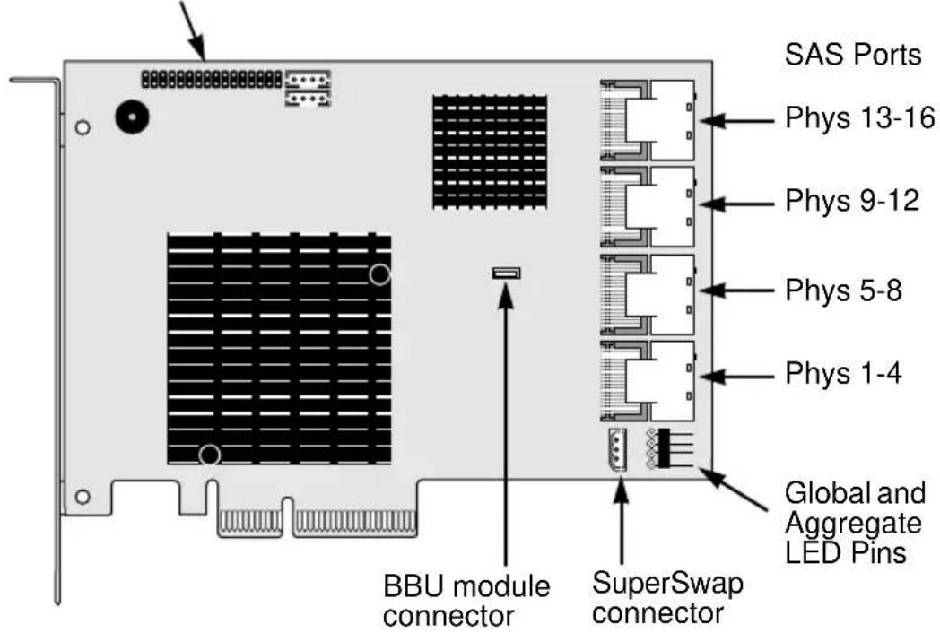 Promise Technology SuperTrack EX8658 - Installing the SuperTrak Card - 6