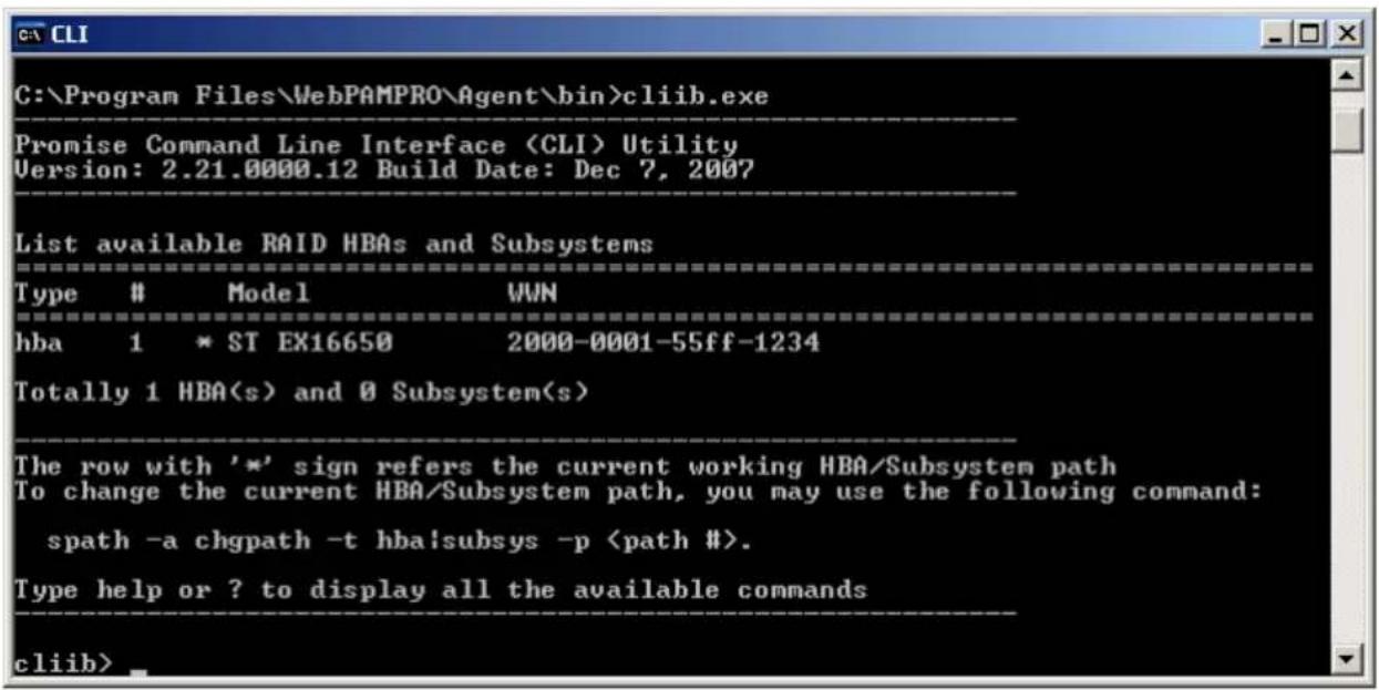 Promise Technology SuperTrack EX8658 - Opening the CLI on Windows - 2