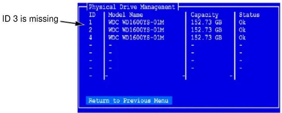 Promise Technology SuperTrack EX8658 - Finding the Failed Drive in SuperBuild - 1