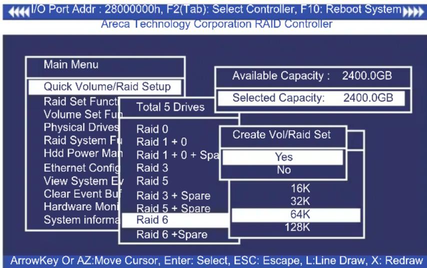 Areca ARC-1213-4I - - Use 4K Block - 3
