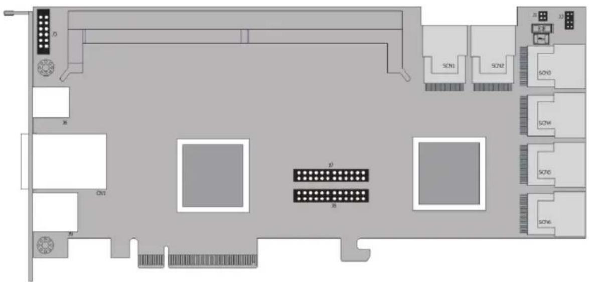 Areca ARC-1213-4I - Board Layout - 1