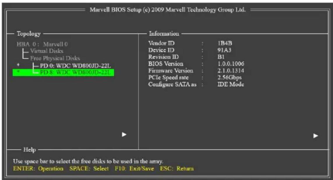 EXSYS EX-3516 - Create a Disk Array: - 1