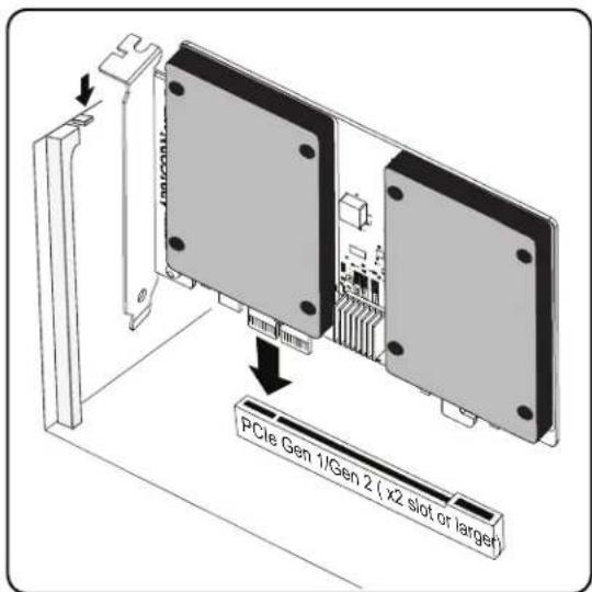 Apricorn Velocity Duo X2 - Installing the Velocity Duo in your desktop computer - 1