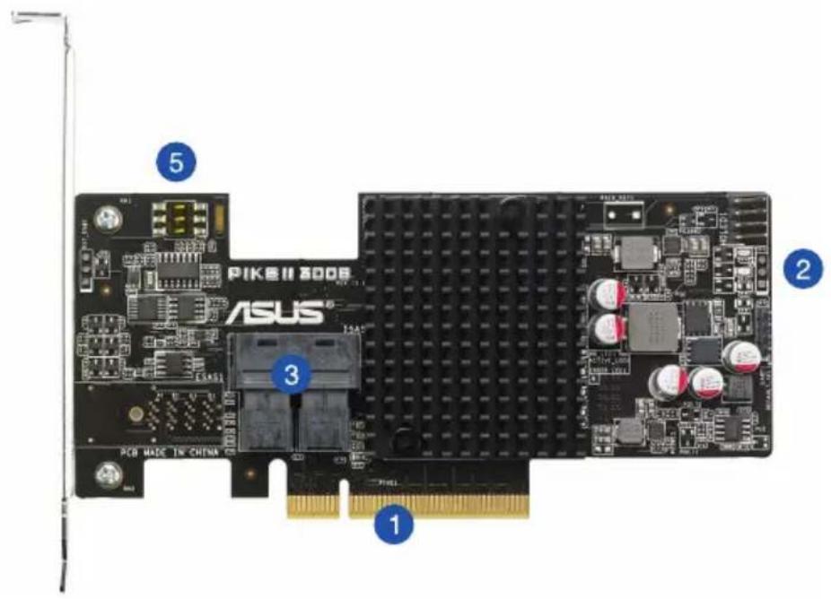PIKEII 300B ASUS® PCB MADE IN CHINA 1 2 3 5