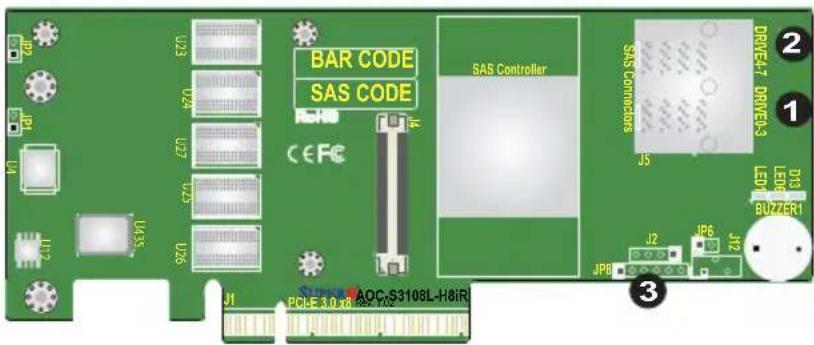 Supermicro AOC-S3108L-H8IR - CPLD JTAG Header - 1