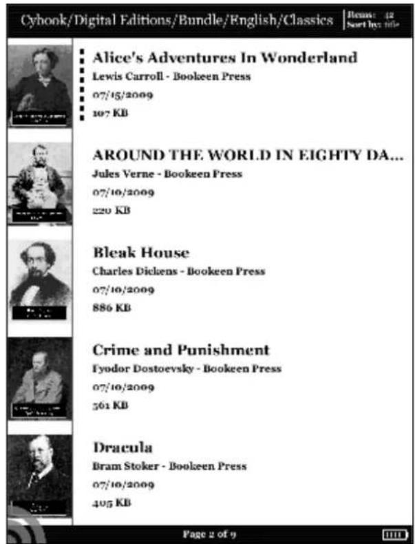 Cybook Orizon - The Library - 1