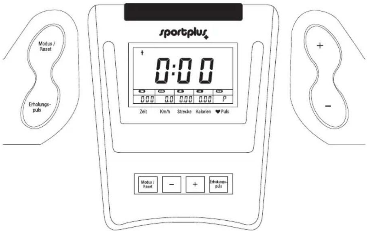 SportPlus SP-HT-2502 - BEDIENUNG DES COMPUTERS - 1