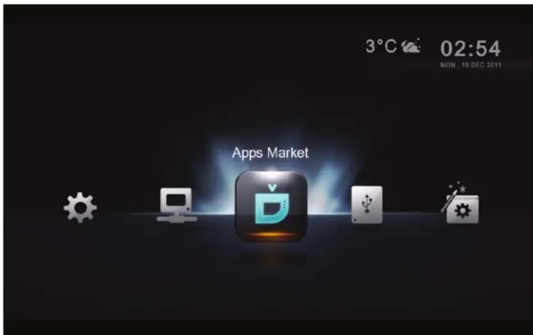 POPCORN HOUR A-400 - Apps Markt - 1