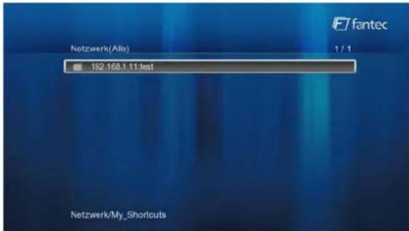 Netzwerk(Alle) 1 / 1 192 168.1 11.txt Netzwerk/My_Shortcuts