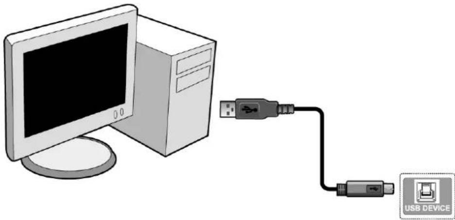 Fantec Disk Box - Anschluss an PC - 1