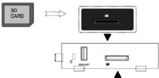 Fantec 3DS4600 - Anschluss einer Speicherkarte - 1