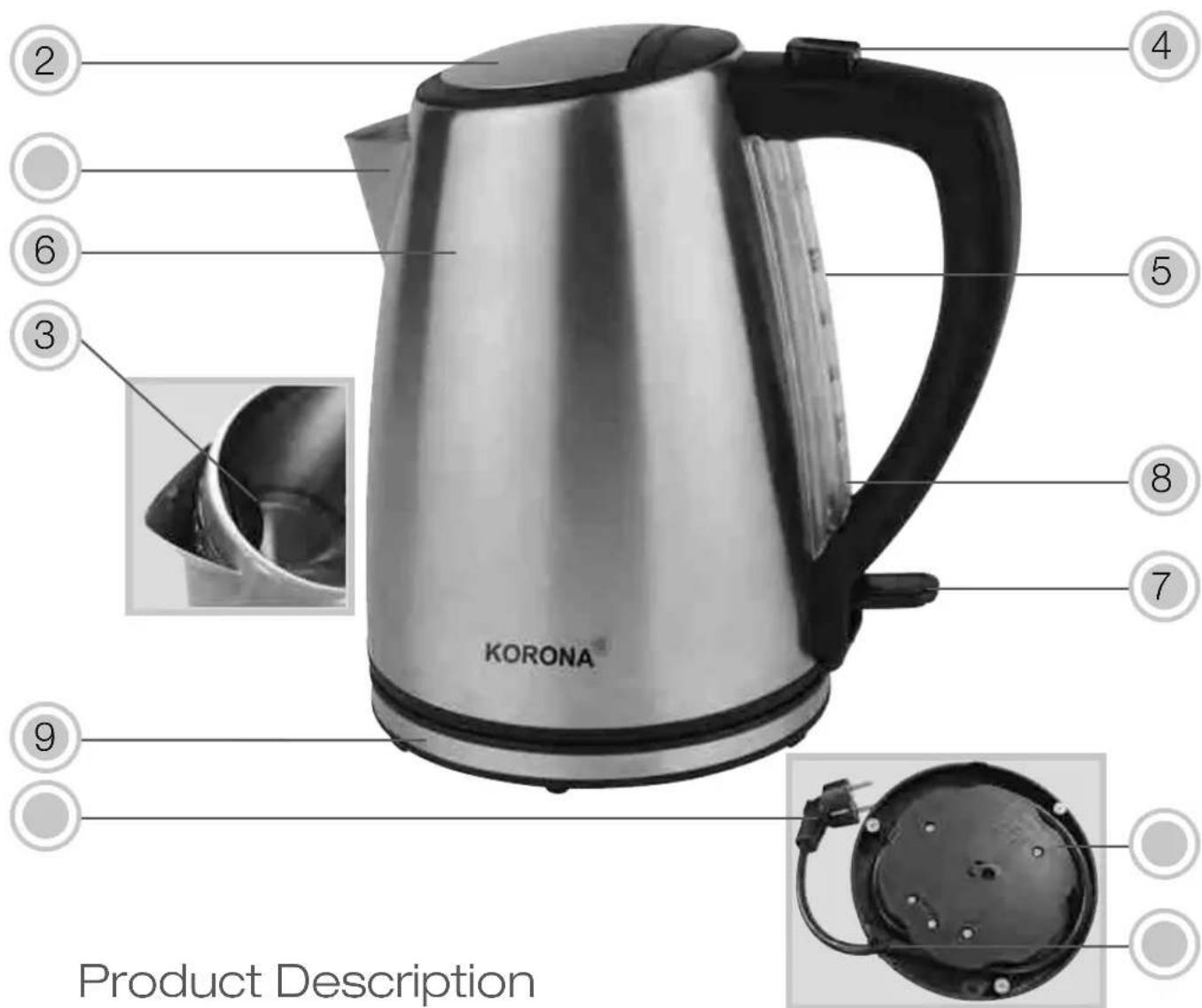 KORONA 20304 - Special Safety Instructions - 2