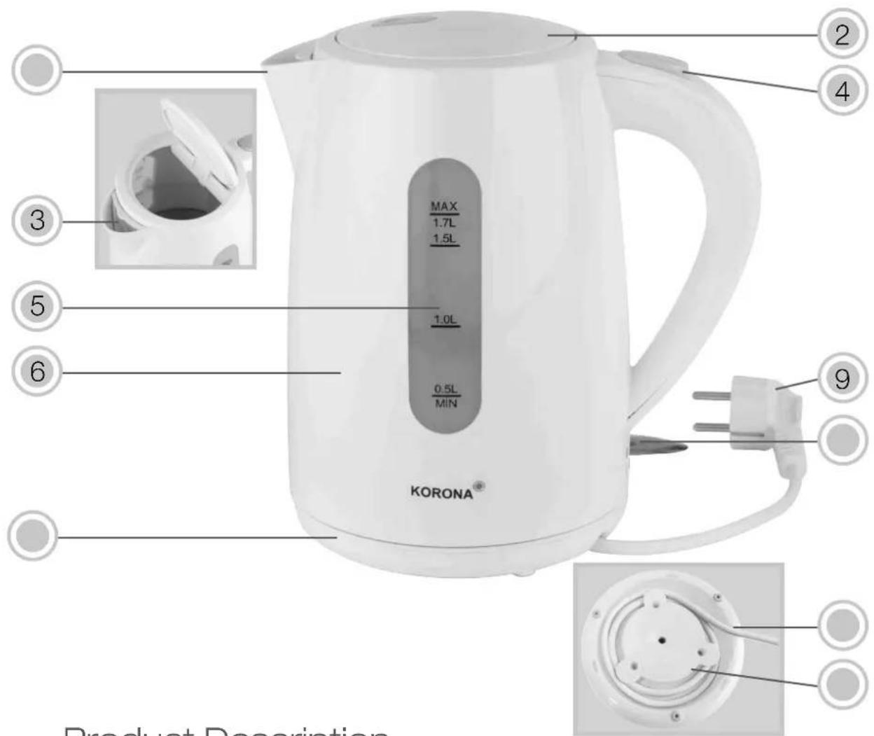 KORONA 20131 - for private household use! - 8