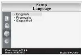 DiBOSS LT-40H6MVH - On screen menu language selection - 1