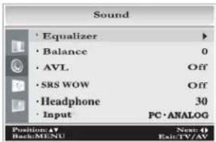DiBOSS LT-40H6MVH - Sound adjustment - 3