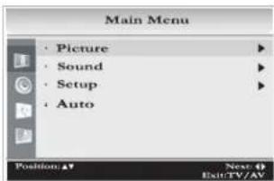 DiBOSS LT-40H6MVH - Picture adjustment - 4