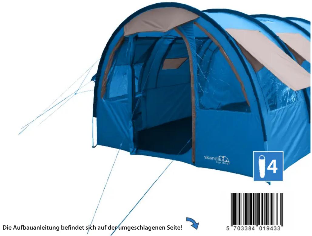 skandika outdoor Die Aufbauanleitung befindet sich auf der umgeschlagenen Seite! 5 703384 019433