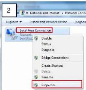 ACTi I25 - Manually adjust the IP address of the PC: - 2