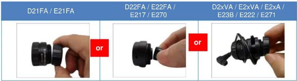 ACTi E270 - Step 1: Attach the Camera Lens - 3