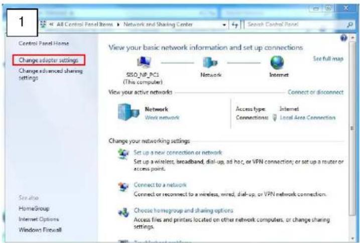 ACTi E270 - Manually adjust the IP address of the PC: - 1