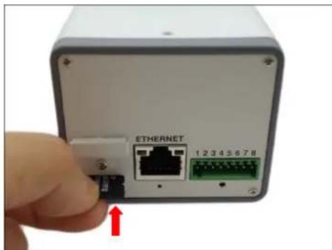 ACTi E270 - How to Insert the Memory Card - 1
