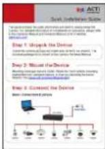 ACTi E270 - The List of Models - 24
