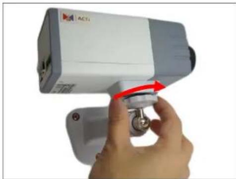 ACTi E270 - Step 4: Attach the Camera to the Bracket - 4
