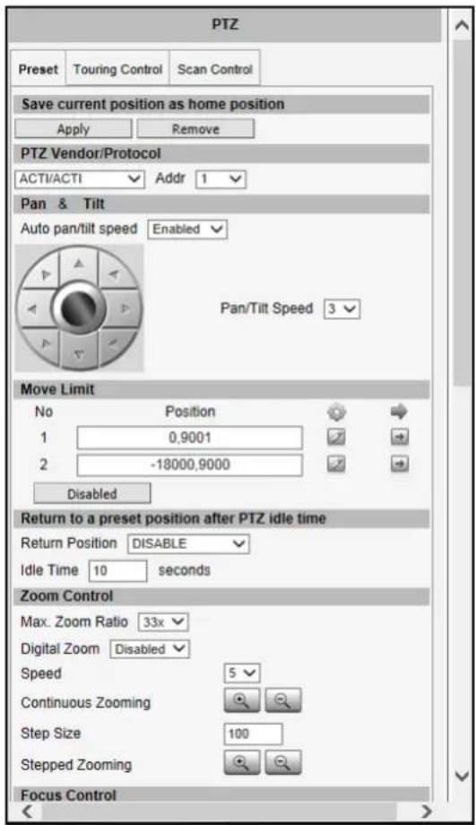 ACTi E13A - Mouse Mode - 1