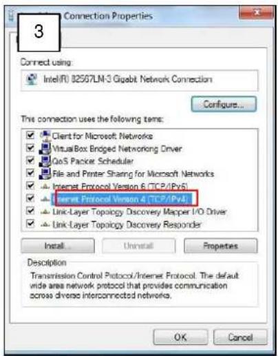ACTi E13A - Manually adjust the IP address of the PC: - 3
