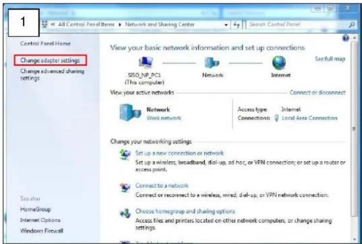 ACTi E13A - Manually adjust the IP address of the PC: - 1