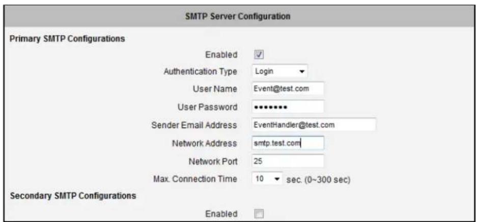 ACTi E13A - SMTP Server - 1
