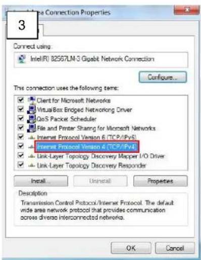 ACTi B52 - Manually adjust the IP address of the PC: - 3